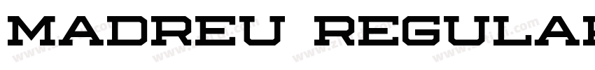 Madreu Regular字体转换